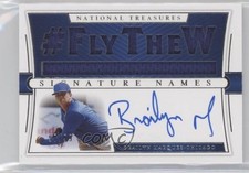 2021 Panini National Treasures Signature Names 97/99 Brailyn Marquez Auto 6fs