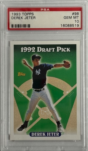 1993 TOPPS #98 DEREK JETER PSA 10 16088519