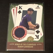 Topps 2002 Kings of the Clubhouse Randy Johnson Diamondbacks Game-Worn Jersey