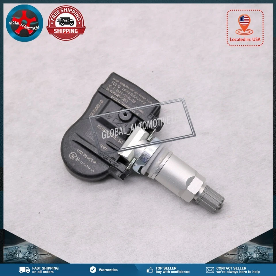 Juego de 4 42753-TP6-A82 TPMS para Honda CR-V 2012-2013 sensor de presión de neumáticos nuevo Foto 3 de 4