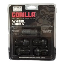 Gorilla 96641bdx Wheel Locks 14x1.5 Factory Style Bulge Black New Open Box
