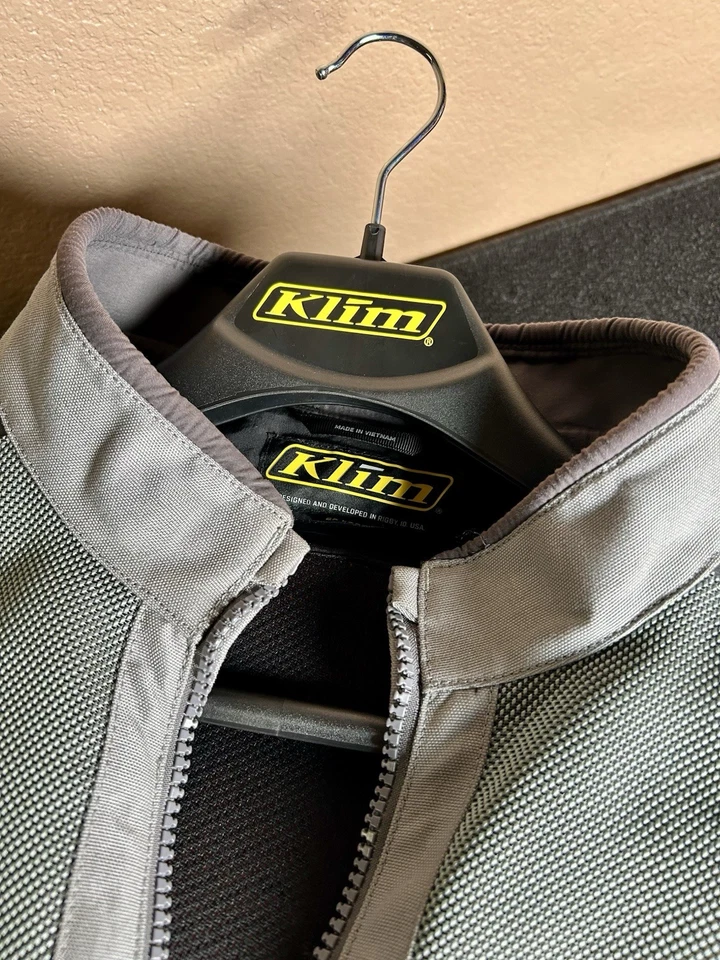 Klim Baja S4 Motorcycle Jacket Mens 2XL Gray Riding Technical Gear. - Image 2 of 4