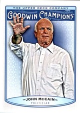 2019 Upper Deck Goodwin Champions #38 John McCain - NM-MT