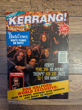 Kerrang! 419 The Black Crowes, Ozzy Osbourne, Rob Halford, Pearl Jam, 4 Posters