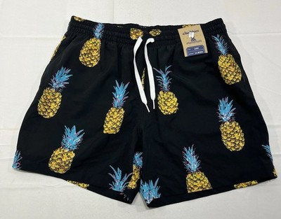 Chubbies Men's Large Classic Swim Trunks 5.5'' Mesh Lined Boardshorts Pineapple