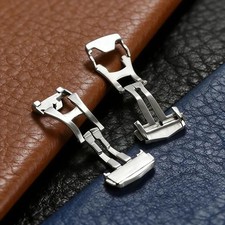 Watch Buckle Stainless Steel Deployment Clasp Brushed Folding 18mm 20mm 22mm