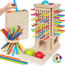 Wooden Sorting Toy Montessori Color  Shape Sorter Class Activity Toddlers Fine