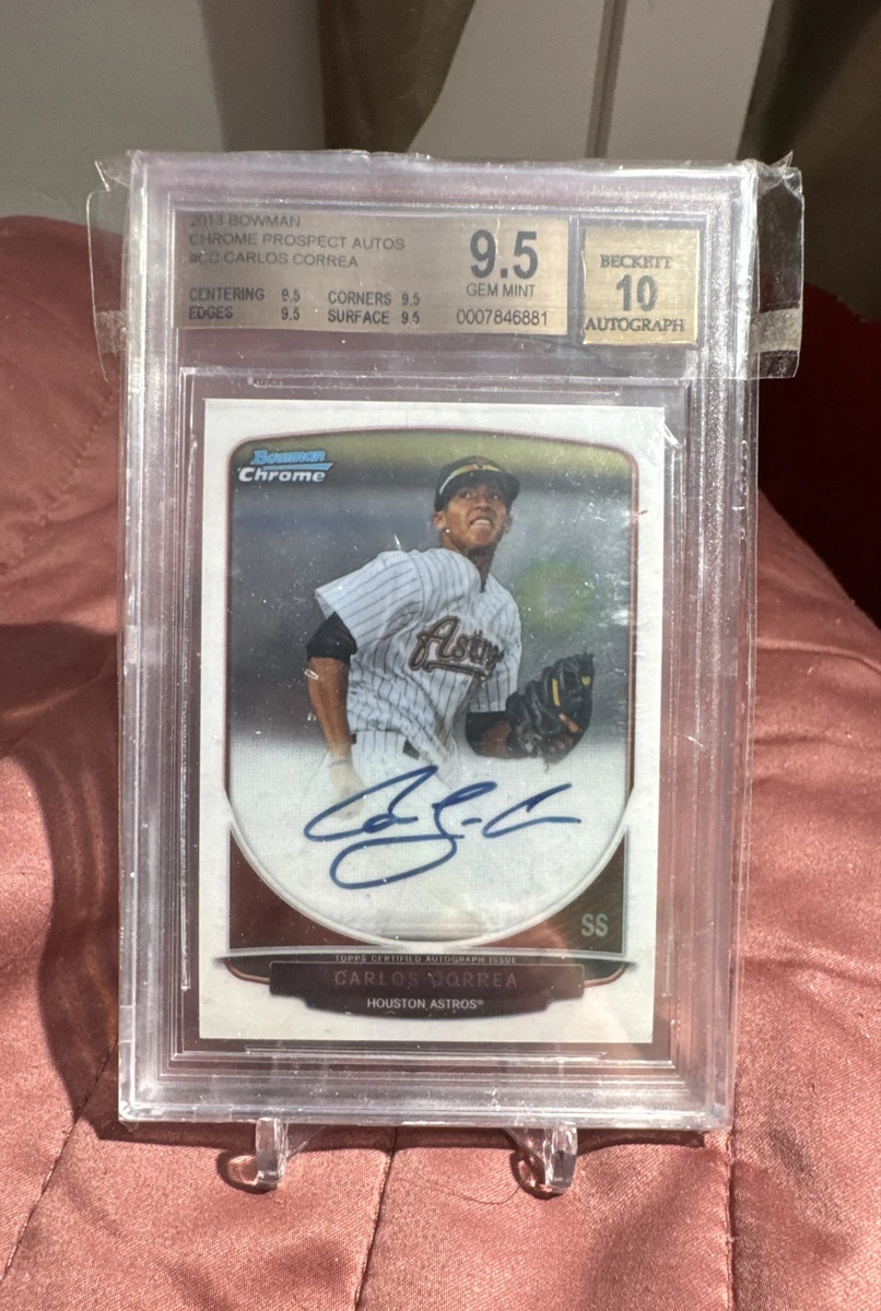 Bowman Carlos Correa Baseball Sports Trading Cards & Accessories