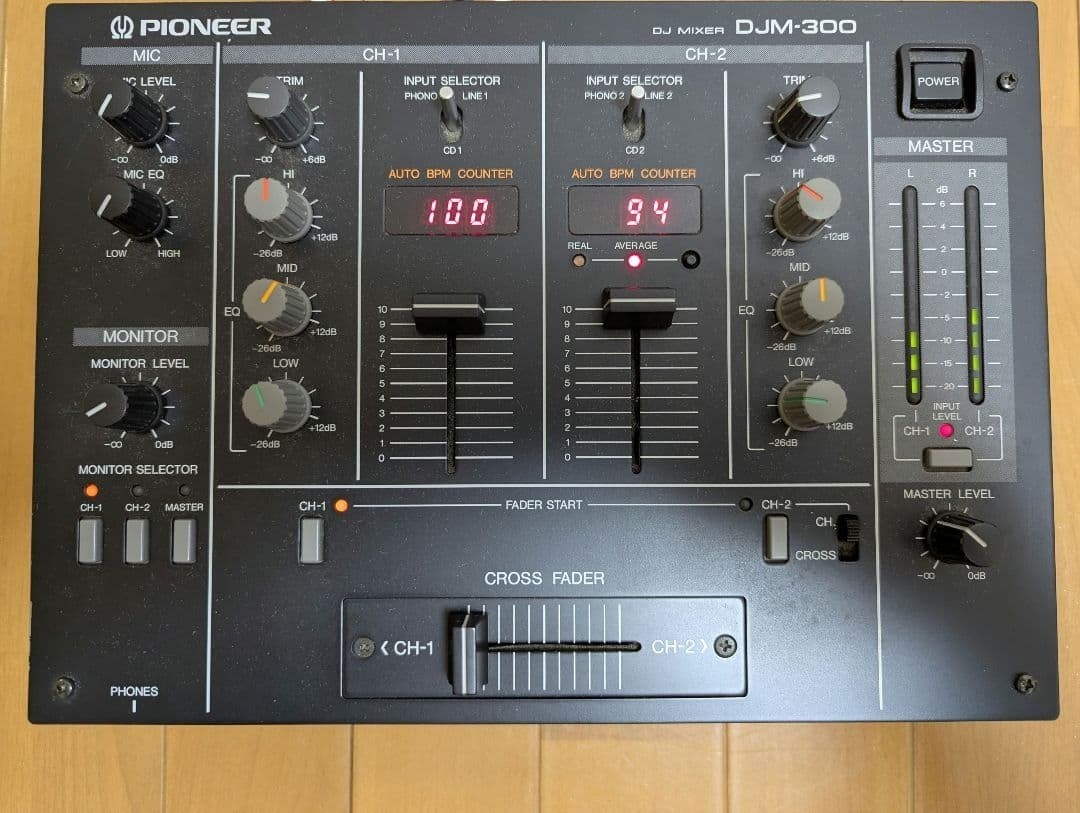 Pioneer DJM-300 Performance DJ Mixer 2 Channel Club Mixing Console