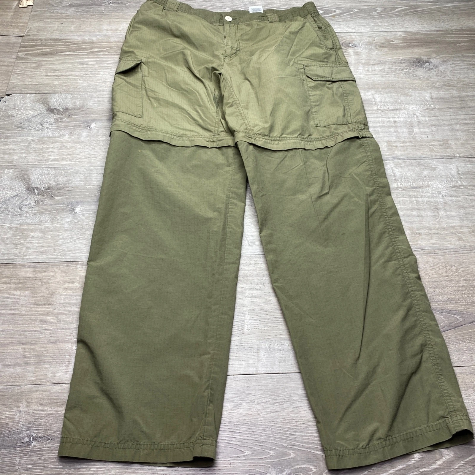 Columbia Pants Convertible Cargo Mens L 32 Green Ripstop Hiking Outdoor
Opens in a new window or tab