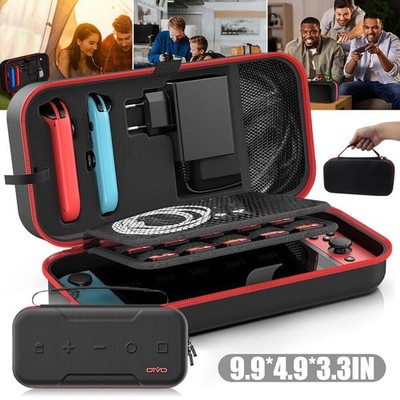 Schutz-Hülle Tasche Hard-Case für Nintendo Switch / Lite OLED Konsole + Zubehör
