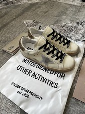 Golden Goose Super-Star Donna Glitter Bordeaux Argento 36-42 Sconto 50%