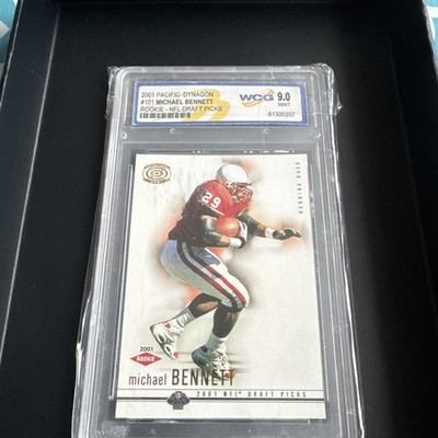 Michael Bennett | 2001 Pacific Dynagon Card #101 WCG Mint 9 | RC Heisman Winner