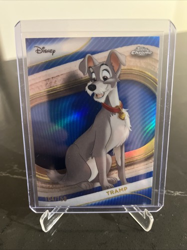 2025 Topps Chrome Disney - Tramp - Blue Refractor /150