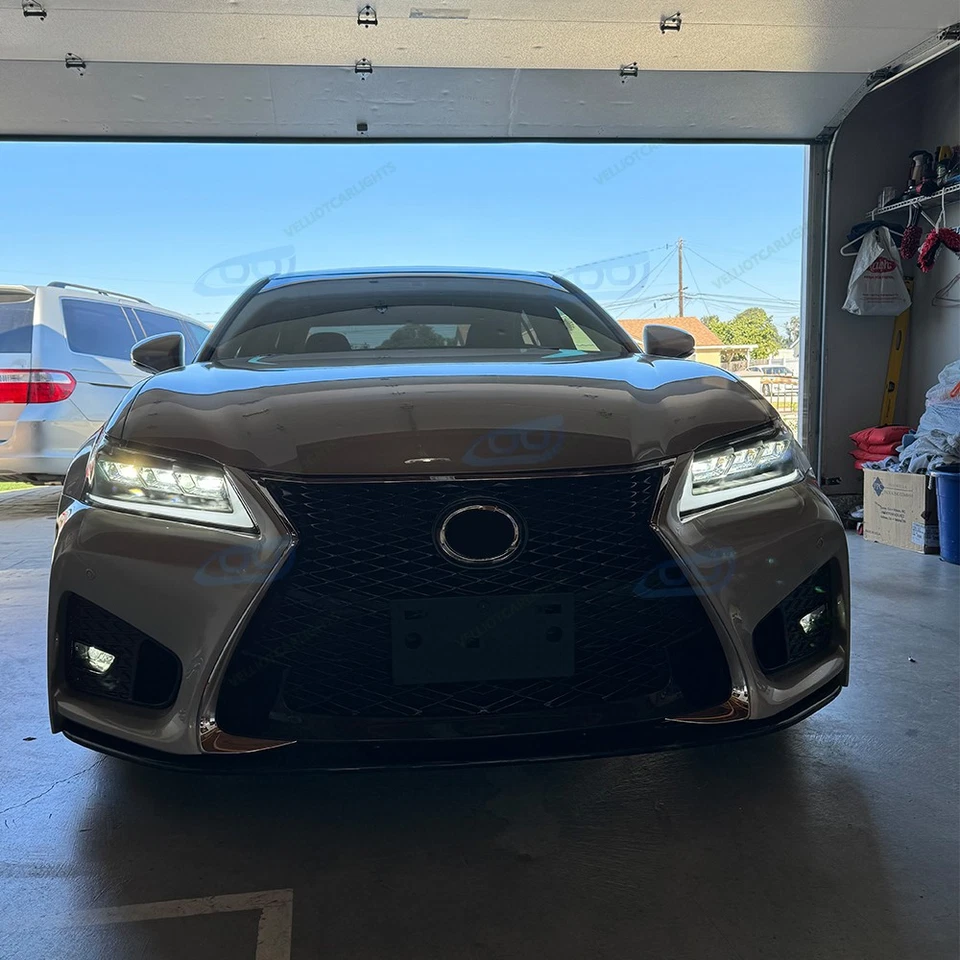 LED Headlights For 2013-2015 LEXUS GS250 GS350 Xenon Single Beam to Triple Beams Foto 3 de 4