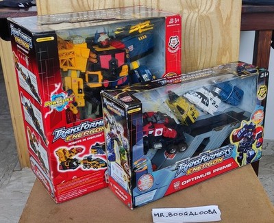 Transformers 2004 Energon Powerlinx Omega Supreme + Energon Optimus Prime MIB