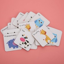 Kid Cognitive Matching Parent Child Interaction Early Educational Card Puzzle