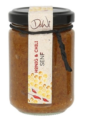 Chili Honigsenf I Senf I Dip I Marinade I Honig & Chili I 155g I von DeWi