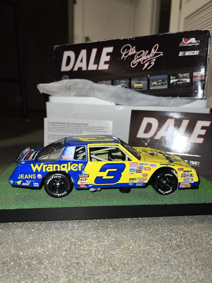 Dale Earnhardt the Movie Wrangler 1987 Monte Carlo Pass in the Grass 1:24 Scale - Image 3 of 4