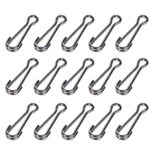 Swivel Snap Clip Quick Link Change Bass Perch Panfish Fishing Flexi Ring Rig 