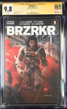 BRZRKR #1 CGC 9.8 SIGN GOLD RON GARNEY ***TOP POP*** KEANU REEVES