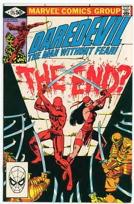 Daredevil #175 (1981) ⭑ art Frank Miller! ⭑ Elektra! ⭑ Kingpin