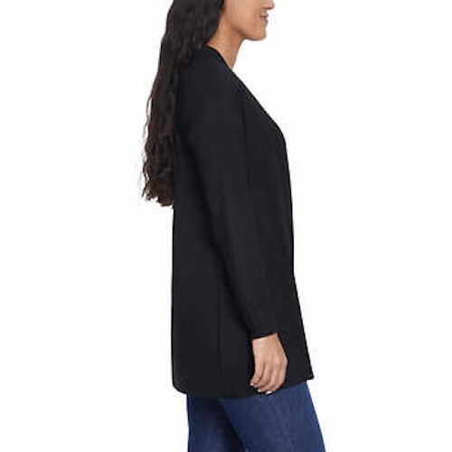 Gloria Vanderbilt Women's Black Open Cardigan (1723811) Sizes S / XXL - New - Afbeelding 2 van 8