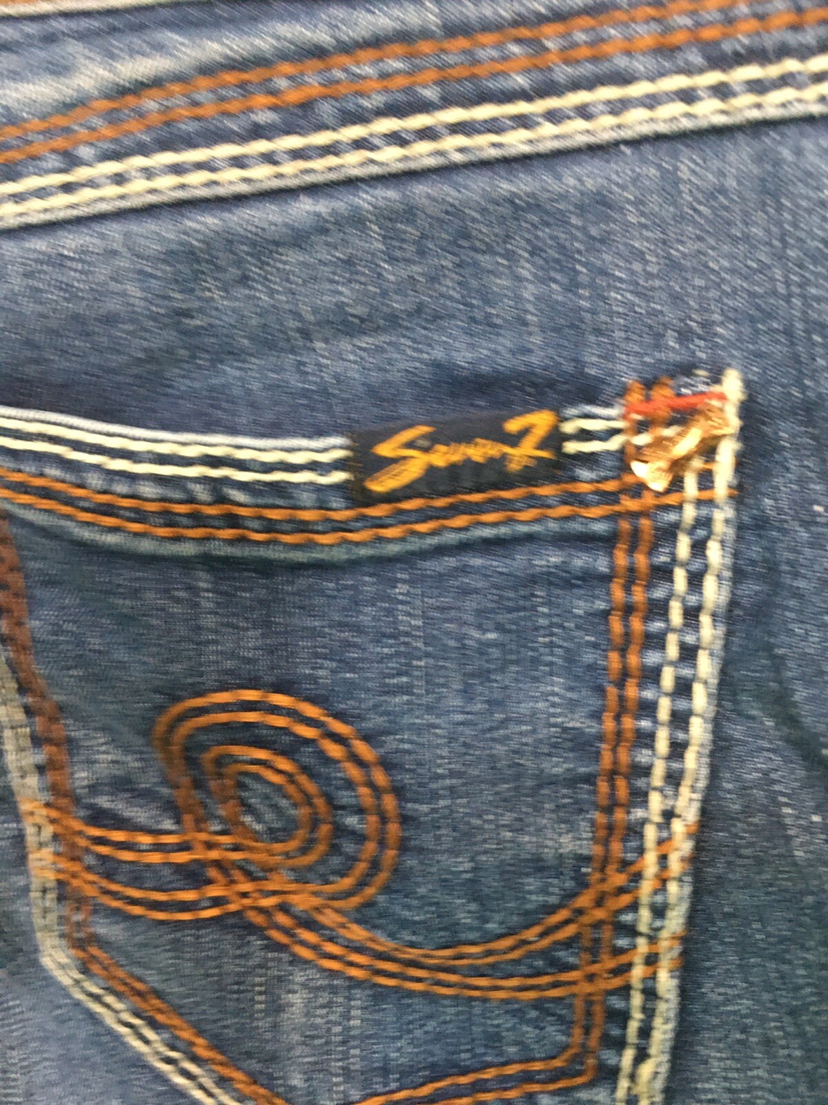 Seven7 Women’s Jeans With Embroidered Back Pockets Size 6 eBay