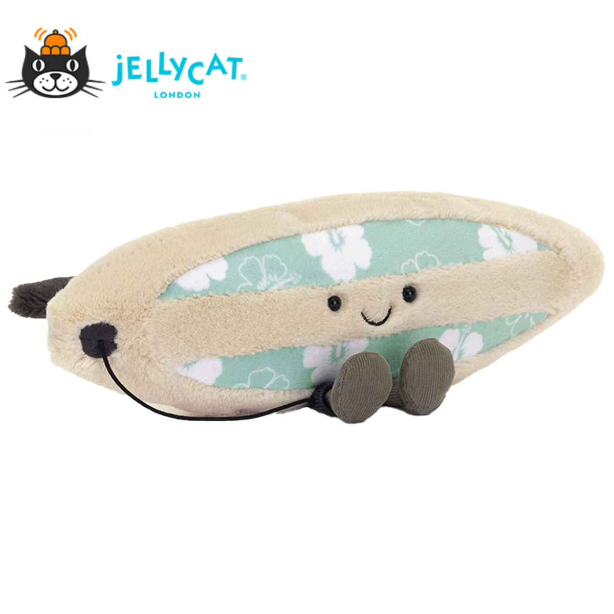  Amuseable Sports Surfboard 海 花柄 Jellycat 2025 Summer Release Amuseables Sports Surfboard Cuddly