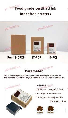 Coffee Latte Art Ink Cartridge Latte Printer Multi Model Food Grade Ink - Picture 6 of 11