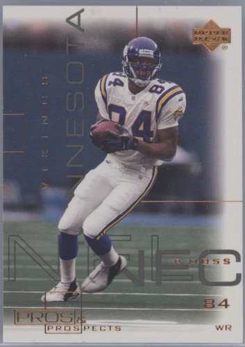 2000 Upper Deck Pros & Prospects | Randy Moss (Base) #45 - Minnesota Vikings