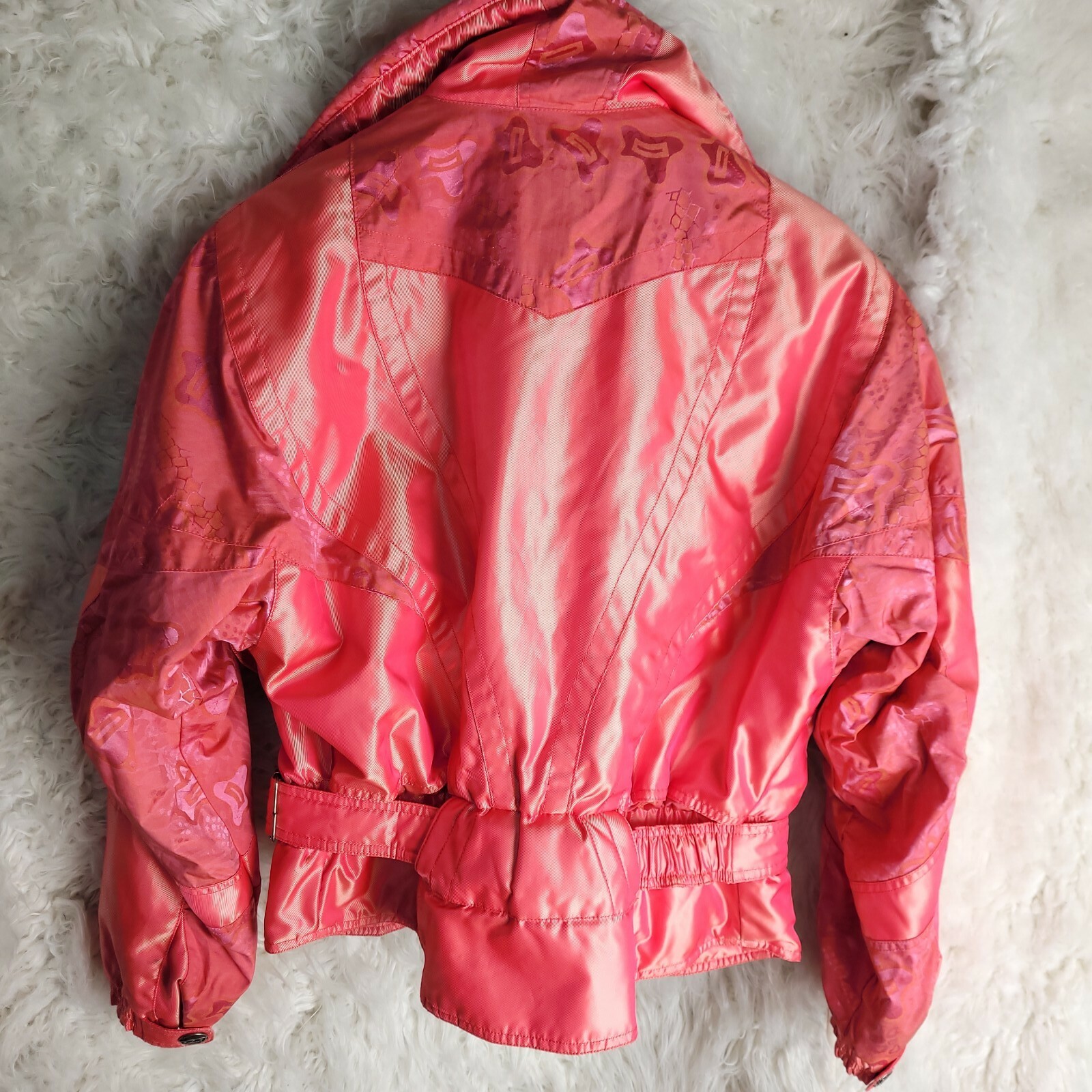 vintage-spyder-ski-jacket-coat-shiny-salmon-pink-ski-gem