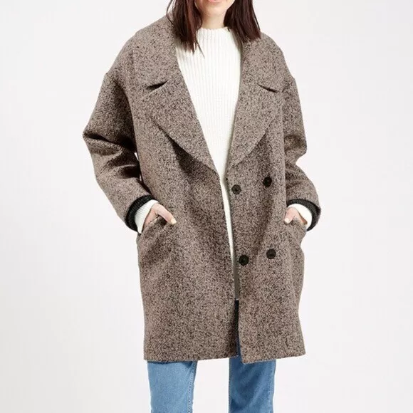 Topshop slouch best sale coat