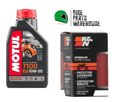 Öl & Filter Set K&N für BMW C1 200 EXECUTIVE 2001-2003 MOTUL 7100 10W30