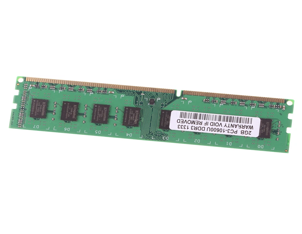 DDR3 RAM 8 GB 4x 2 GB 2Rx8 PC3-10600U 1333MHz DIMM Desktop Memory CL9 For intel - Image 3 of 4