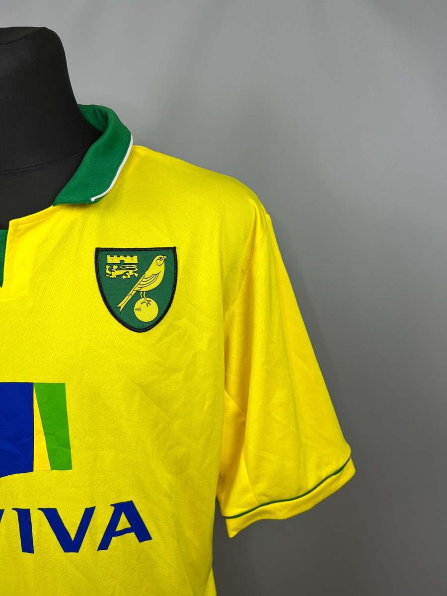 NORWICH CITY 2012 2013 HOME SHIRT FOOTBALL SOCCER JERSEY ERREA