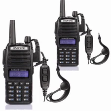 2x Baofeng UV-82L V/UHF 2m/70cm Transceiver Ham Two-way Radio Walkie Talkie US