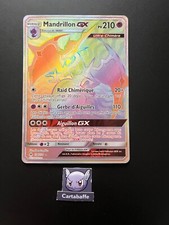 Carte Pokémon Mandrillon GX 134/131 Rainbow SL6 Lumière Interdite NEUF
