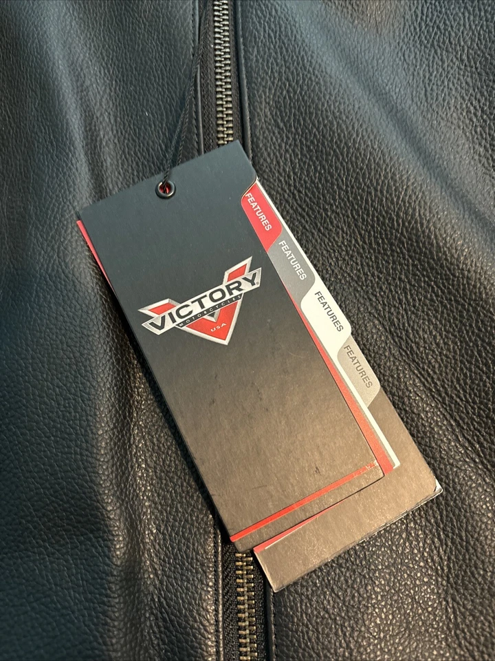 Chaleco de cuero para mujer Victory Motorcycles Foto 2 de 4