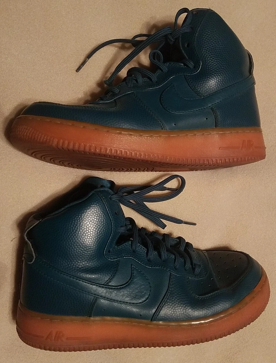 Nike Air Force 1 High SE Midnight Turquoise Women’s Size 8 860544-300 Mens 6.5