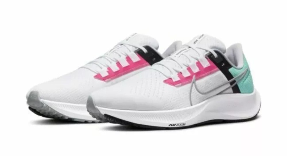 Size 11 Men's- New  Air Zoom Pegasus 38 Wolf Grey Hyper Pink Men's running shoes