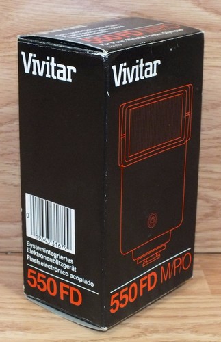 Vivitar (550 FD) M/P/O Dedicated Electronic Battery Operated Flash & Manual READ - Picture 5 of 5
