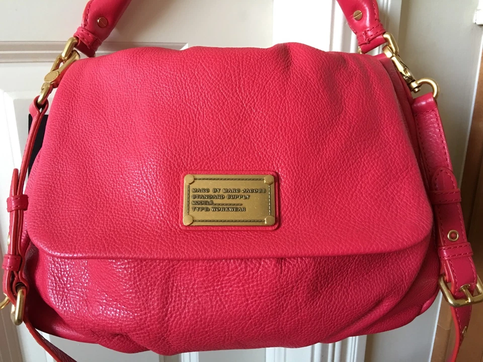 NUEVO CON ETIQUETAS 100% Auténtico Cuero Genuino Marc Jacobs Ukita, Langosta de Roca ¡¡AGOTADO!! RARO!! Foto 3 de 4