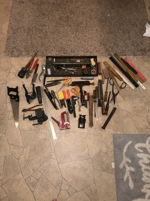 Lot of Antique Vintage Woodworking Tools Chisels Wood Lot of Antique Vintage Woodworking Tools Chisels Wood