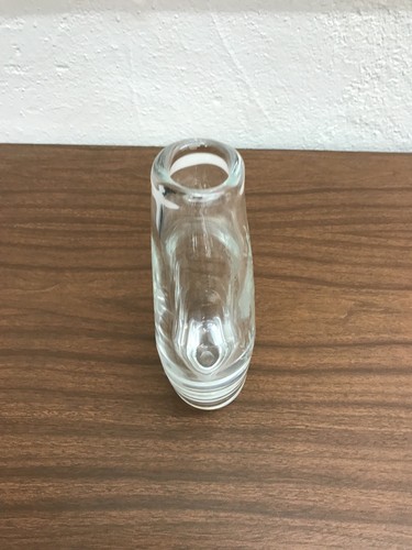 Vintage Mid Century Beautiful Vase Sweden Etched Glass Fish - Picture 7 of 12