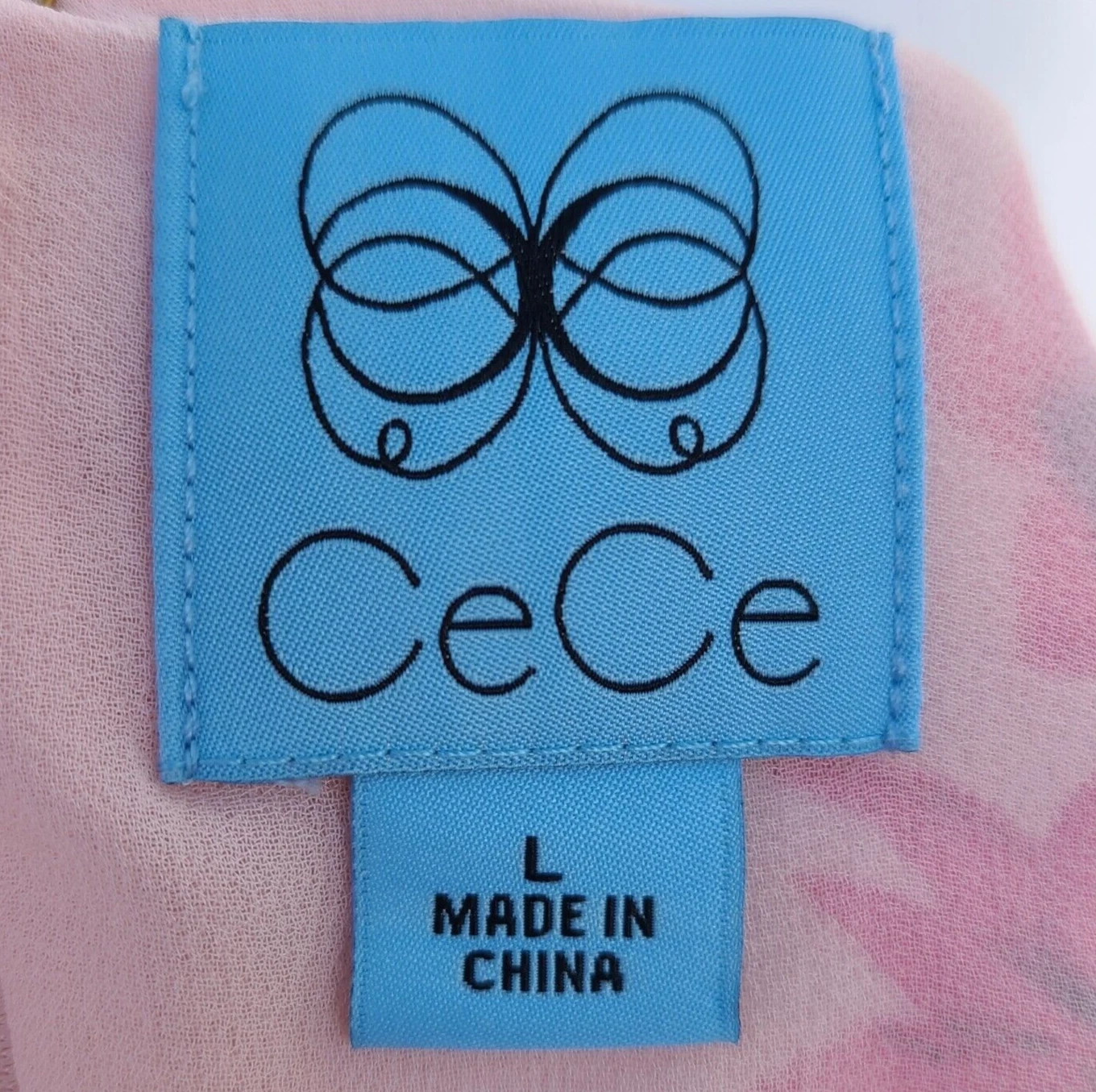 UNDERCOVER Abito CECE Taglia L Spalla Fredda Blush Segreto Floreale Primaverile Bouquet Increspato Hi Low