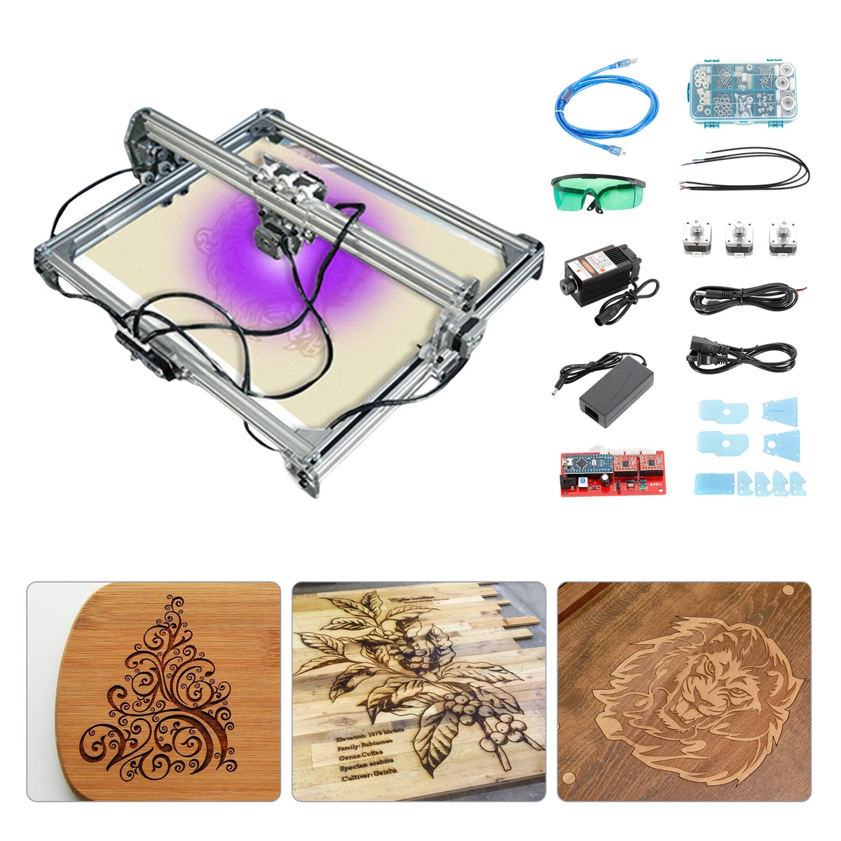 Cnc laser engraving machine cheap 2 axis dc 12v diy