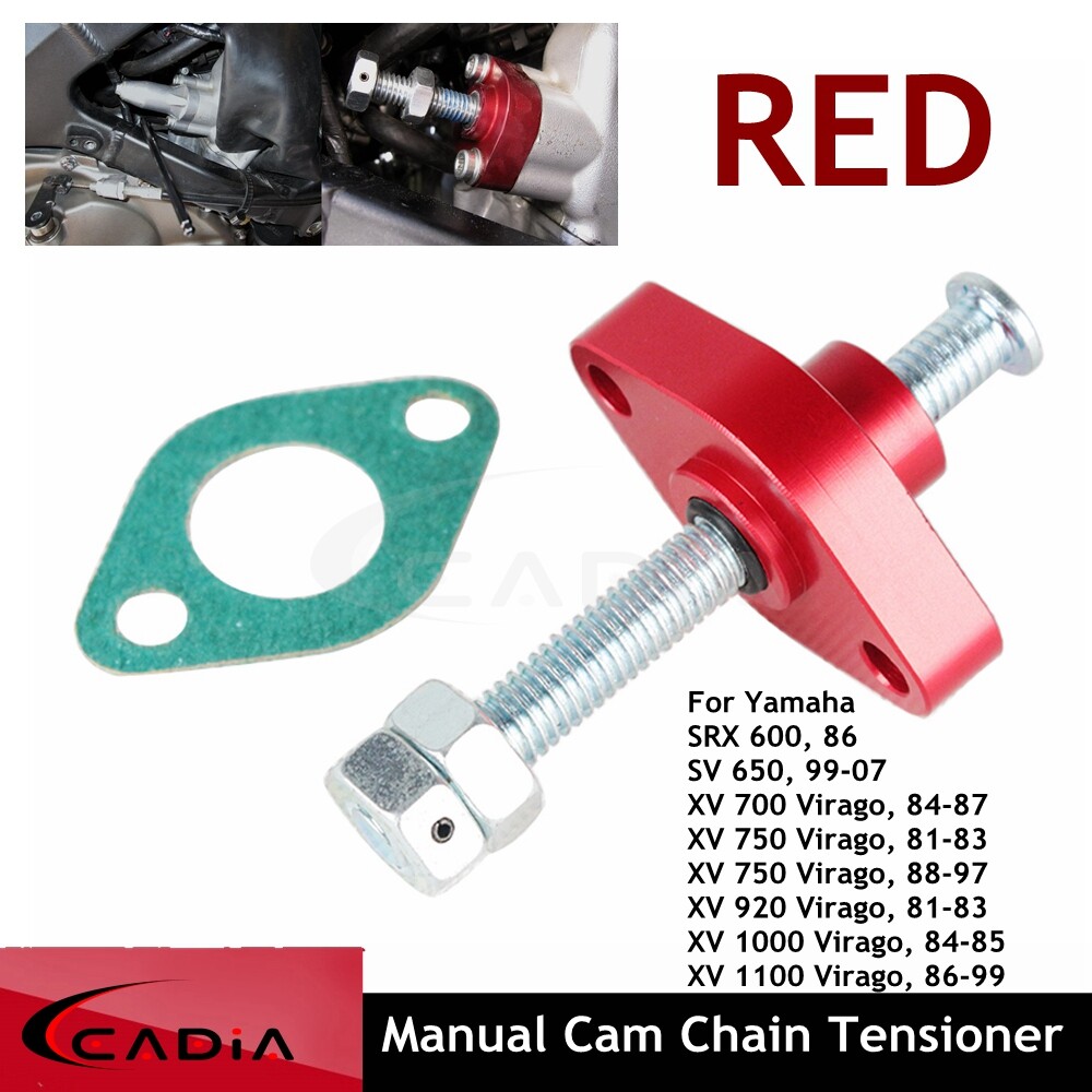 CNC Timing Manual Cam Chain Tensioner Red For Honda TRX 450R 400EX