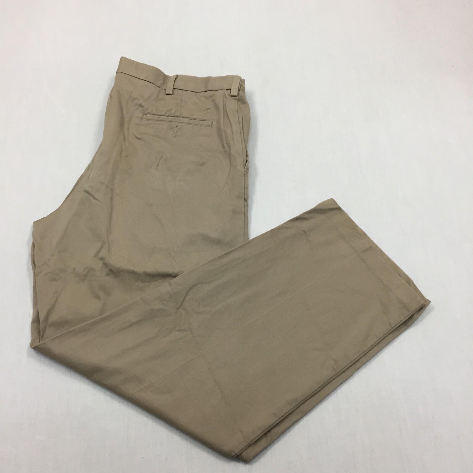 Dockers D3 Chino Trousers Cotton Pants Straight Fit Mens Size 40W 32L Beige