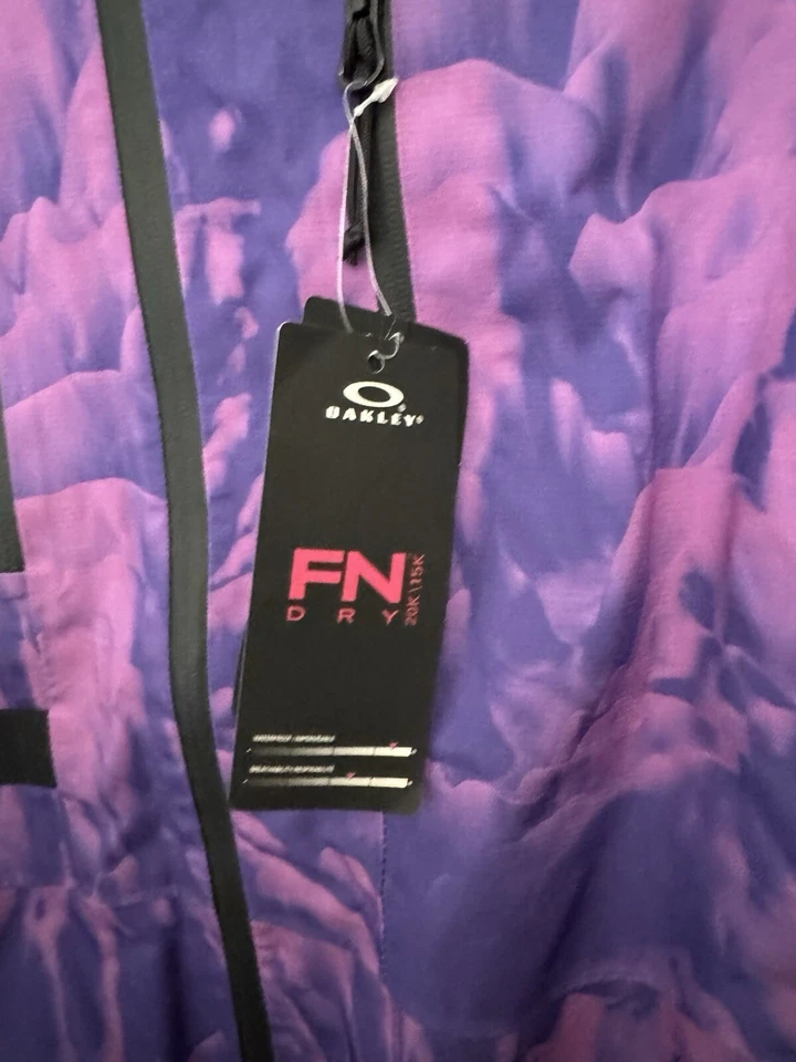 Oakley Women’s Small FNDry20K™/15K-20K l Juno Shell Purple Print Ski/Snow Jacket - image 4 of 4